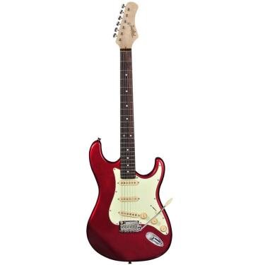 Imagem de Guitarra Tagima T 635 Escala Escura Escudo Mint Green Mr - Vermelho Metalico