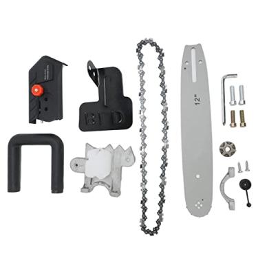 Imagem de Suporte de motosserra portátil, suporte de motosserra com alça Operação conveniente 1200W ABS de liga de aço projetado ergonomicamente para corte de plástico