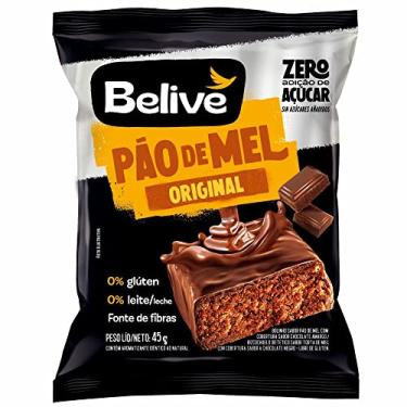 Imagem de Belive Pão De Mel 100% Coberto De Chocolate Sem Açúcar Sem Glúten E Sem Lactose 45G