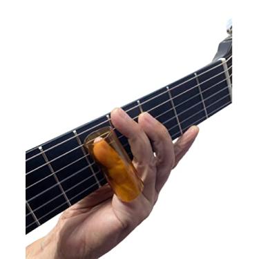 Imagem de Slide De Vidro Borossilicato Cor Âmbar Para Violões E Guitarras