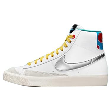 Imagem de Nike Blazer Mid '77 Big Kids Style : DQ7773-100-5.5 Y US White/Metallic Silver