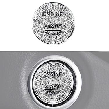 Imagem de Capa de botão de partida de ignição do motor do carro Ramecar Bling Crystal para Mercedes Benz A B C GLC GLA CLA ML GL Class, Infiniti Q30 Q30S QX30, etc.