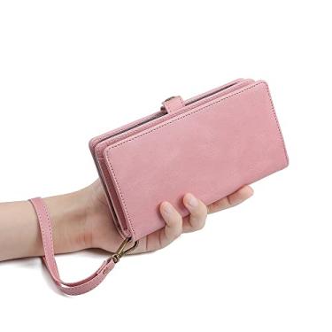 Imagem de Carteira PU capa de telefone para Samsung Galaxy S8 S9 S10 S21 S22 S21FE A10 A12 A20 A30 A31 A32 A41 A42 A50 A52 A70 A72, vermelho, para Samsung S21FE