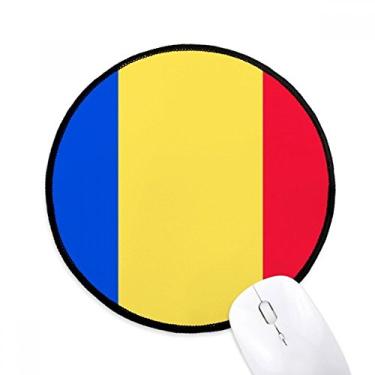 Imagem de DIYthinker Tapete de mouse com bandeira nacional da Romênia para área de trabalho e escritório para computador