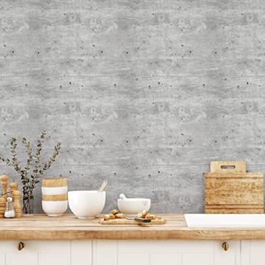 Imagem de Papel De Parede Adesivo Lavável Concreto Cimento Queimado Vivi