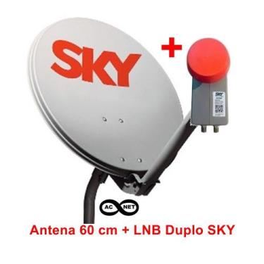 Imagem de Antena Banda Ku Original  Sky Com Lnb Duplo Faixa Larga Sky