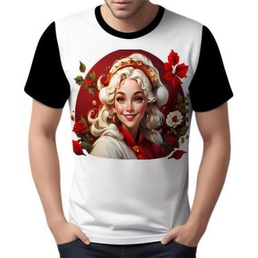 Imagem de Camisa Camiseta Tshirt Natal Festas Mamãe Noel Amor Neve  - Enjoy Shop
