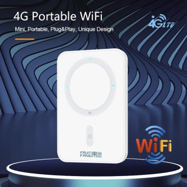 Imagem de Portátil Mini Router WiFi com slot para cartão Sim  Hotspot móvel  sem fio  bolso  3G  4G  Lte