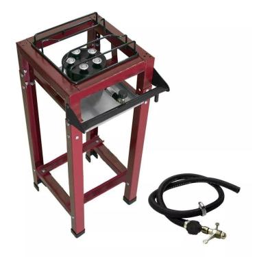 Imagem de Fogão Industrial 1 Boca Alta Pressão Roa - Vinho