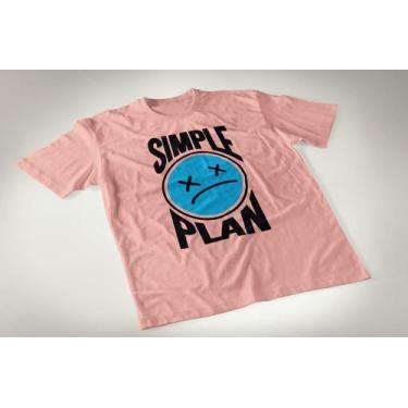 Imagem de Camiseta De Rock Bnada Simple Plan Altenative Rock - Porto Stamp