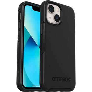Imagem de OtterBox Capa para iPhone 13 Symmetry Series+ - preta, ultra elegante, encaixa no MagSafe, bordas elevadas protegem a câmera e a tela