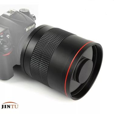 Imagem de JINTU 900 milímetros f/8.0 Espelho MF Manual Lente Da Câmera Teleobjetiva Para NIKON D90 D5500 D5600