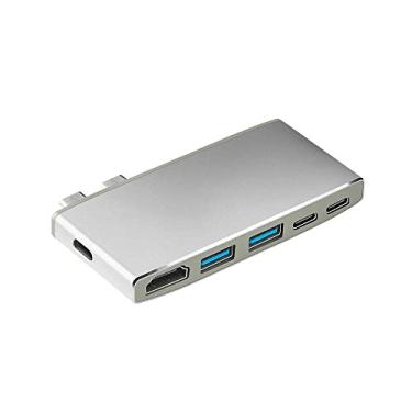 Imagem de GreenByte adaptador hub usb c multiporta 4k hdmi surport charge microSD e leitor de cartão SD, doogle para macbook air pro mac