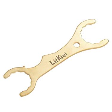 Imagem de LitKiwi 1 peça de ferramenta superior de aço inoxidável chave multifuncional, torneira de cerveja para torneira, acoplador de torre de cerveja, ferramenta de chave multiuso