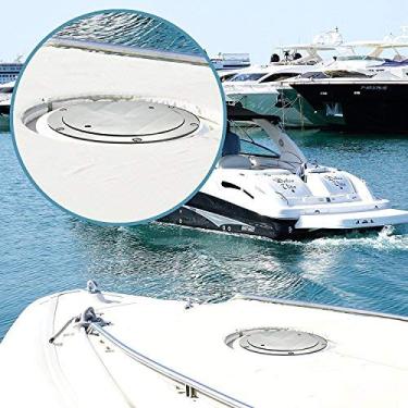 Imagem de Placa para barcos S5" da Salty Reef Marine Hardware feita de aço inoxidável de grau marítimo 316 resistente