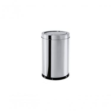 Imagem de Lixeira Inox Tampa Basculante 7,8l Decorline 18,5x29cm
