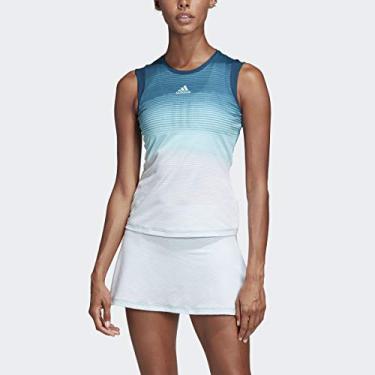 Imagem de Regata feminina Adidas Parley, Blue Spirit/White, X-Small