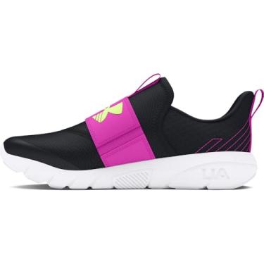 Imagem de Under Armour Tênis unissex infantil Grade School Flash, (002) Preto/Magenta vívido/Verde Morph, 18