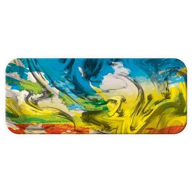Imagem de Mouse Pad Gamer Abstract Liquid 90x40 mousepad gamer Extra Grande (LiquidColor)