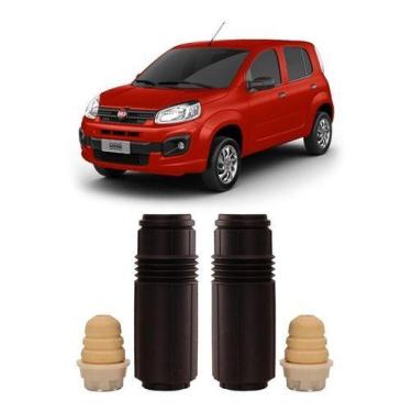 Imagem de Kit Batente De Amortecedor Traseiro Fiat Uno Way 10 / ... - QualyKits