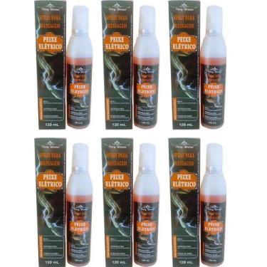 Imagem de Revenda Atacado 6 Spray Para Massageam Peixe Elétrico Arnica Castanha 