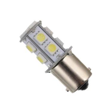 Imagem de 2 Lâmpadas Ré 13 Leds + Forte Super Branco 67 1156 1 Pólo - EVOLUX AUT