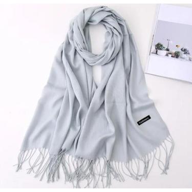 Imagem de Cachecol Lenço Pashminas Echarpe Femino/Unissex/ Masculino Para Frio I