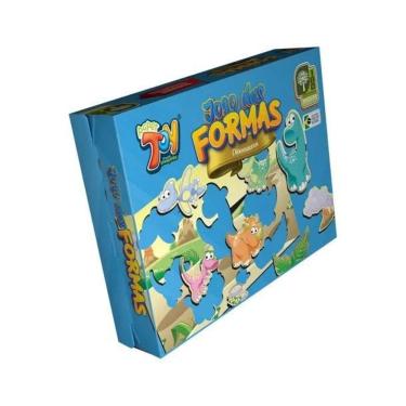 Imagem de Brinquedo Jogo Das Formas Dinossauros Em Mdf +3 Anos Paper