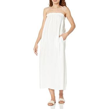 Imagem de Show Me Your Mumu Vestido longo feminino Angel, Linho branco, P