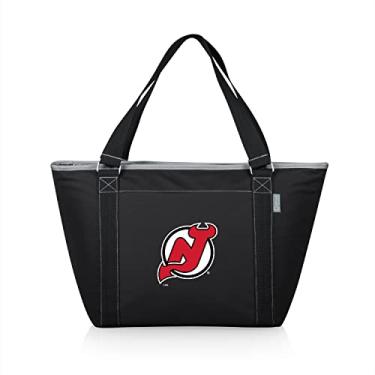 Imagem de PICNIC TIME Bolsa térmica NHL New Jersey Devils Topanga com isolamento térmico, preta