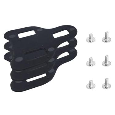 Imagem de Calços espaçadores de grampo de bicicleta compatíveis com Shimano Look KEO Shoe Cleat Pad, conjunto de calços de chuteira de ciclismo de estrada