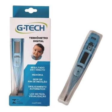 Imagem de Termometro clinicodigital g-tech modelo th 150 cor azul - ACCUMED