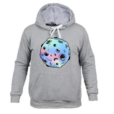 Imagem de Moletom 100% Algodão Inverno Lua  - Surprass, Cinza, G