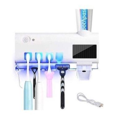 Imagem de Dispenser Esterilizador Para Creme Dental E Suporte Escovas - oem