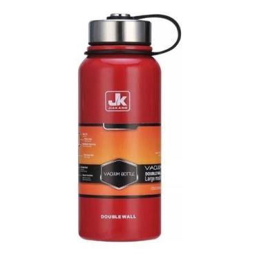 Imagem de Garrafa Térmica Aço Inox A Vacuum Bottle Água Suco 1100ml - OEM, Prata