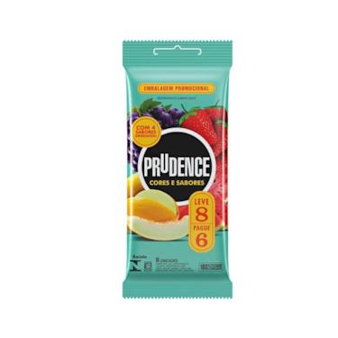 Imagem de Preservativo Cores & Sabores Prudence Mista - Leve 8 Pague 6