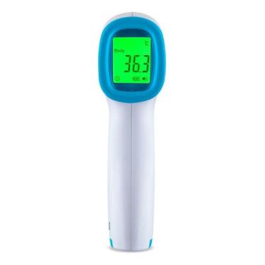 Imagem de Termometro Corporal Infravermelho Sem Contato De Testa Ou Pulso - Mult
