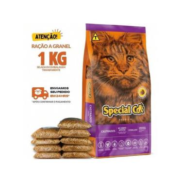 Imagem de Ração Para Gato Special Cat Gatos Castrados 1 KG Granel