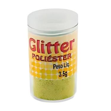 Imagem de Glitter poliester  3,5g - glitter - Festas e Fantasias, Amarelo