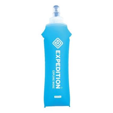Imagem de Garrafa Squeeze Soft Flask Silicone 500ml - Expedition, Azul