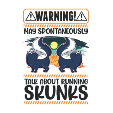 Imagem de Stinktier Tagesplaner: Warning May spontaneously talk about Skunks/Kalender 2023 & 2024 / Wochenplaner Tagesplaner Planer/Planungsbuch To-Do-Liste / 6x9 Zoll / 100 ausfüllbare Seiten