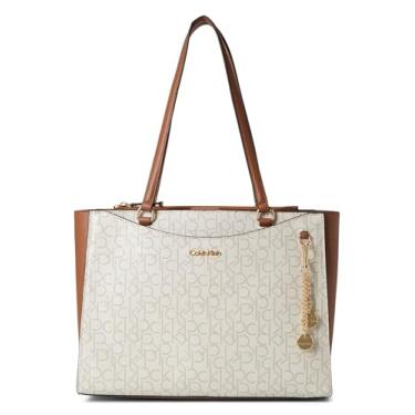 Imagem de Calvin Klein Bolsa Mavis, baunilha/cáqui/caramelo, baunilha/cáqui/caramelo, One Size