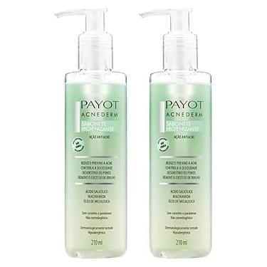 Imagem de Kit Sabonetes liquidos limpeza facial pele acnederm 220ml.