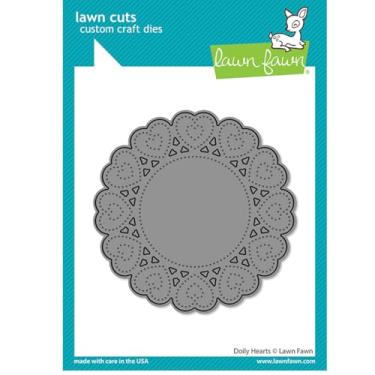 Imagem de Lawn Fawn LF3612 Doily Hearts Stand-Alone Die