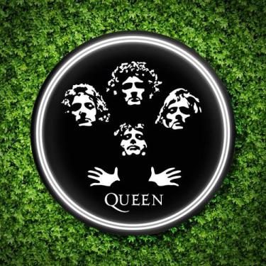 Imagem de Painel Neon Led Aplique Queen Freddie Mercury Decoração - OntheLight