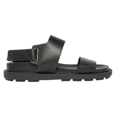 Imagem de Sandália Papete Feminina em Couro Preta - Cód 3221221 (Preta, BR, Adulto, Numérico, 34)