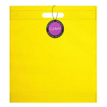 Imagem de Sacola em TNT Premium Termo Selada 35x39cm Nice TopGet, Amarelo