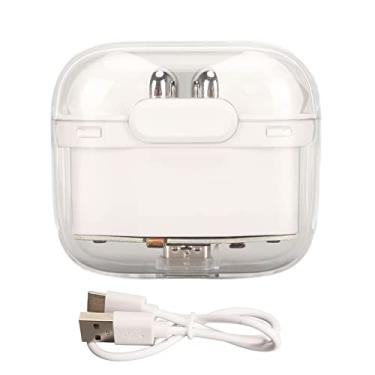 Imagem de Fones de ouvido de tradução, fone de ouvido de tradução, fone de ouvido em tempo real para audição diária e chamadas telefônicas, tradução instantânea, reprodução de música (Weiß)