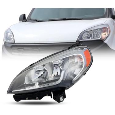 Imagem de ALLIGATOR AUTO LIGHTS Substituição para Ram 2015-2023 ProMaster City Mini Van Halogêneo Farol Conjunto com lâmpadas, lado esquerdo/lado do motorista, compatível com DOT e SAE CH2502278 / 68469416AA