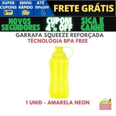 Imagem de Garrafa Squeeze 600ML para Agua, Academia, Esportes, e para personaliz